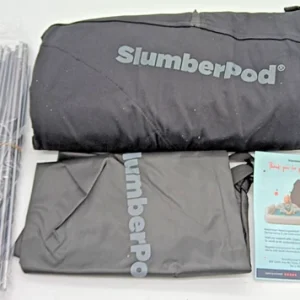 SLUMBERPOD | PORTABLE PRIVACY POD | BLACK | TRAVEL SLEEP TENT